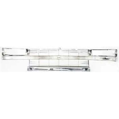 Grille 95-25 For Chevy Astro Silver w/Chrome Center Bar w/Composite Headlight