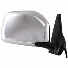 Power Mirror Set For 2001-2004 Toyota Tacoma Manual Folding Chrome