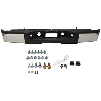 Step Bumper For Chevrolet Silverado 1500 2007-2013 Rear Chrome