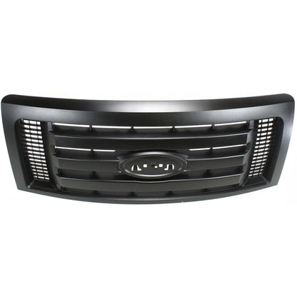 Grille Assembly For Ford F-150 2009-2012 XL Models Textured Gray