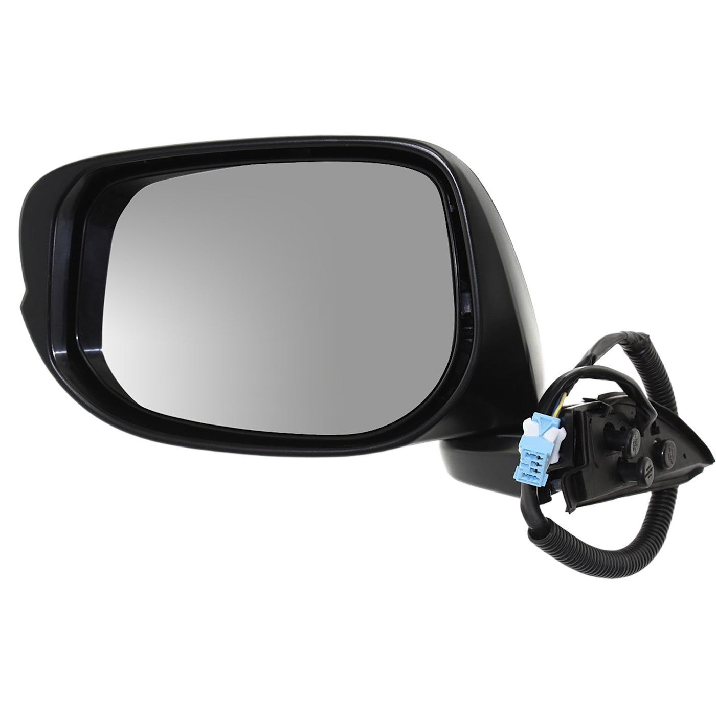 Power Mirror For 2009-2014 Honda Fit Driver Side Paintable Manual Folding