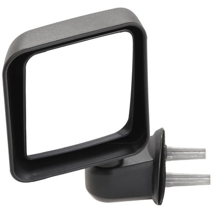 Mirror For 2007-2010 Jeep Wrangler (JK) Left Manual Folding Textured Black