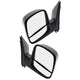 Mirrors Left & Right Pair For 03-14 Chevy Express 1500 03-21 GMC Savana Manual