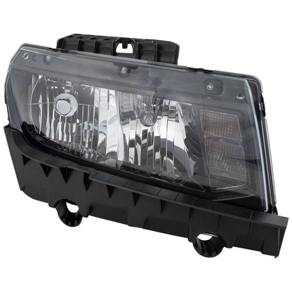 Headlight Set For 2014-2015 Chevrolet Camaro Left and Right With Bulb 2Pc