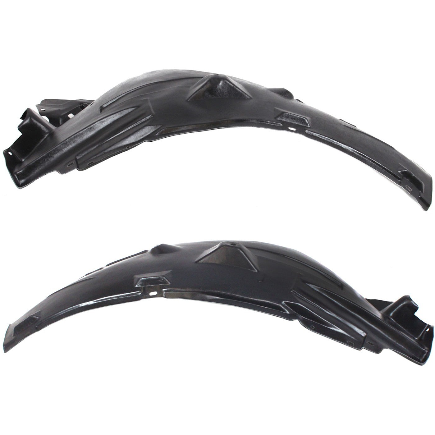 Front Left and Right Side Fender Liner Set For 08-13 Infiniti G37 Rear Section