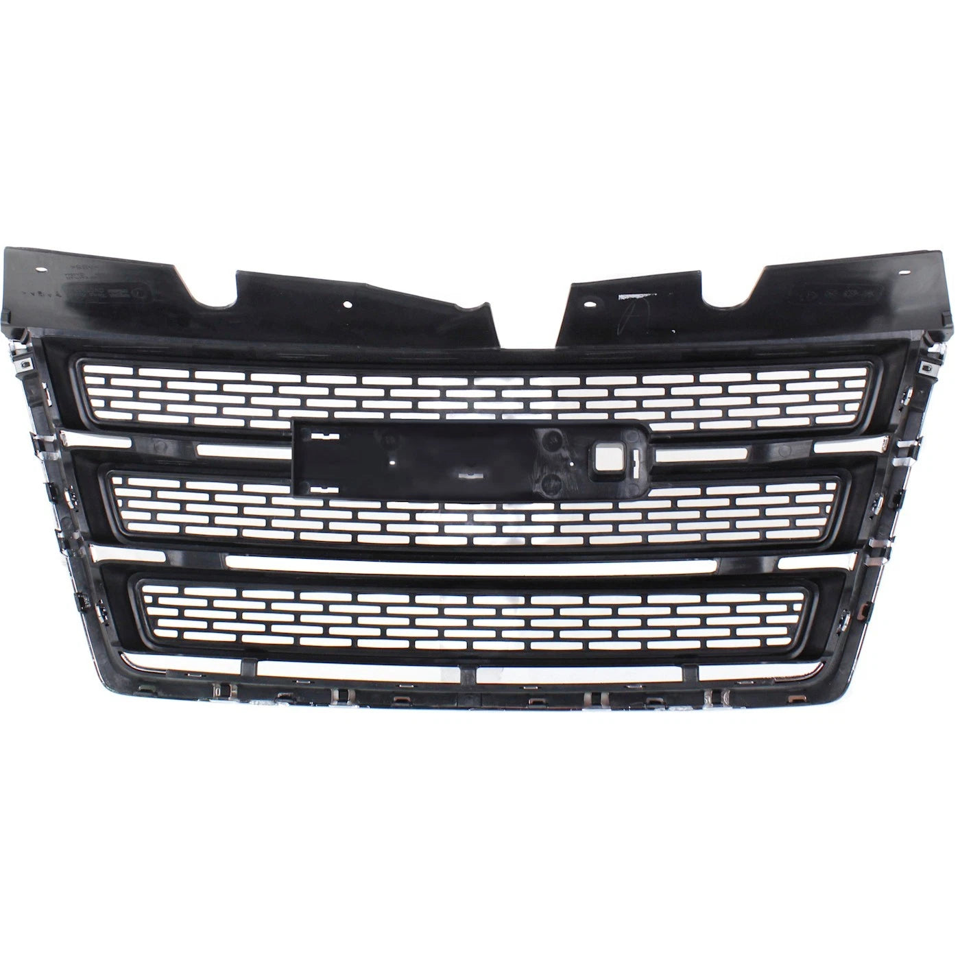 Grille Assembly For 10-15 GMC Terrain Black Shell and Insert With Chrome Molding