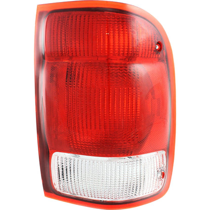 Set of 2 Tail Light For 2000 Ford Ranger XL LH & RH Clear & Red Lens
