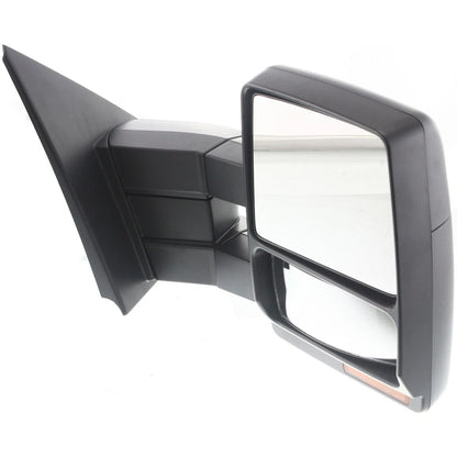 Tow Mirror For 07 2014 Ford F150 Right Side Power Heated Blind Spot Puddle Light