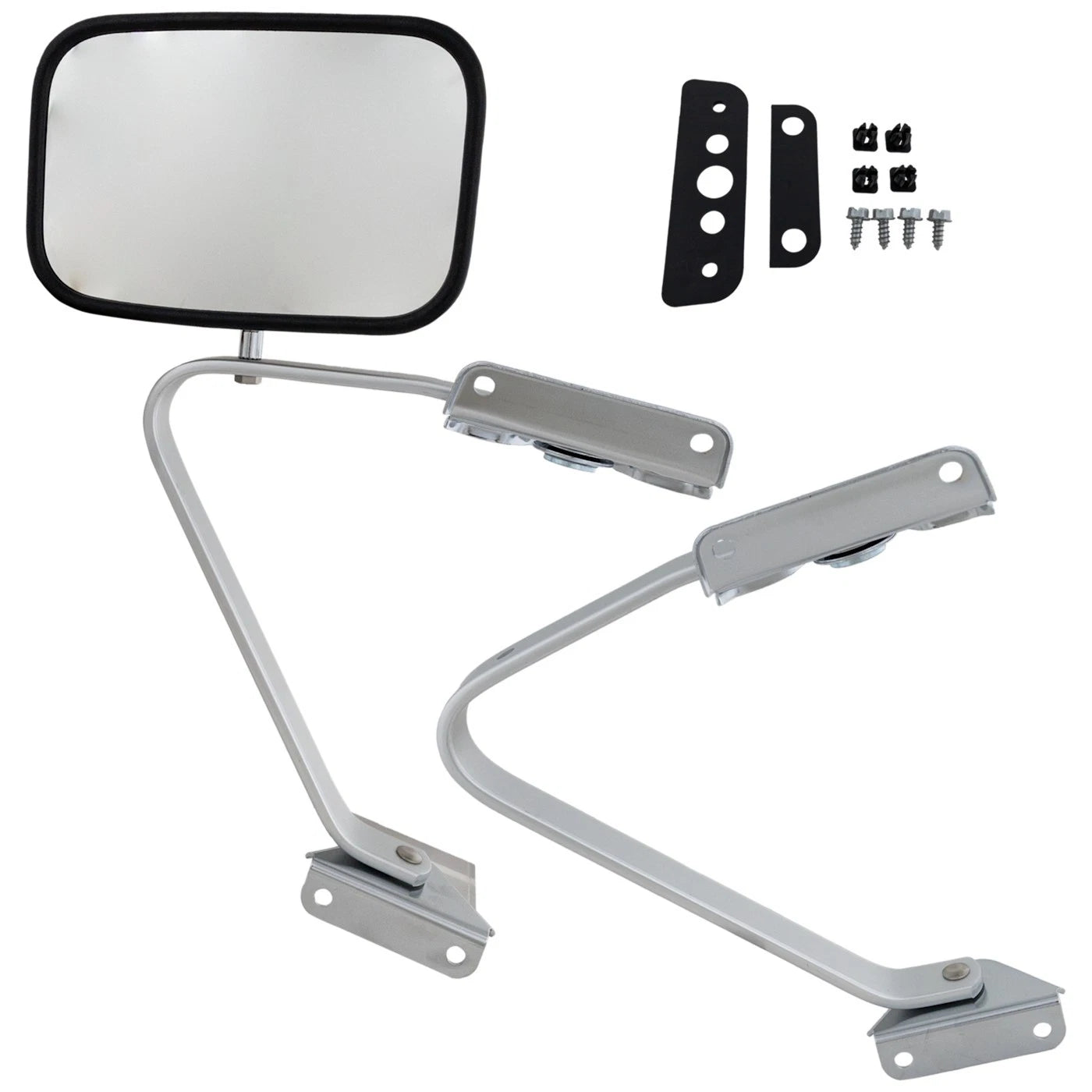 Mirror Set For 1980-96 Ford F-150 1980-97 F-250 F-350 Manual Folding Left Right
