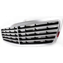 Grille For 2000-2003 Mercedes Benz E320 2003 E500 Chrome Shell w/ Black Insert