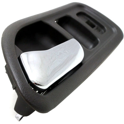 Door Handle For 1994-1997 Honda Accord Coupe Chrome Gray Front Left Inner