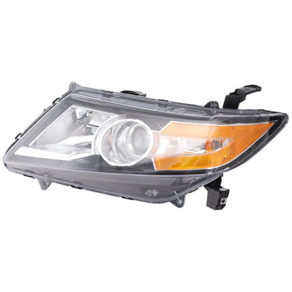 Driver and Passenger Side Headlights For Honda Odyssey 2014-2017 Halogen w Bulbs
