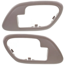 Inside Interior Door Handle Trim Bezels Tan Pair Set NEW for Chevy GMC Truck