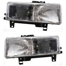 Halogen Headlight Set For 1996-2002 Chevrolet Express 3500 w/ Bulb(s) Pair