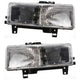 Halogen Headlight Set For 1996-2002 Chevrolet Express 3500 w/ Bulb(s) Pair