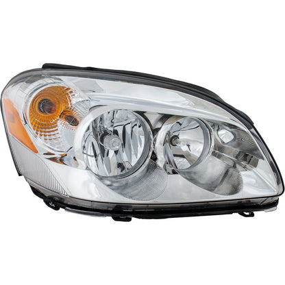 Driver and Passenger Side Headlight For Buick Lucerne 2006-2008 Halogen w/ Bulbs