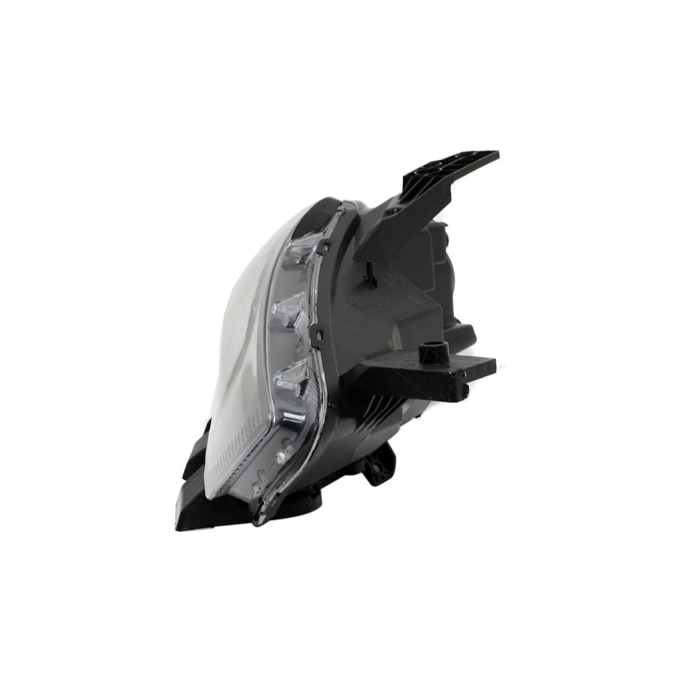 Headlight Set For 2013-2016 Dodge Dart Left and Right Black Housing HID 2Pc