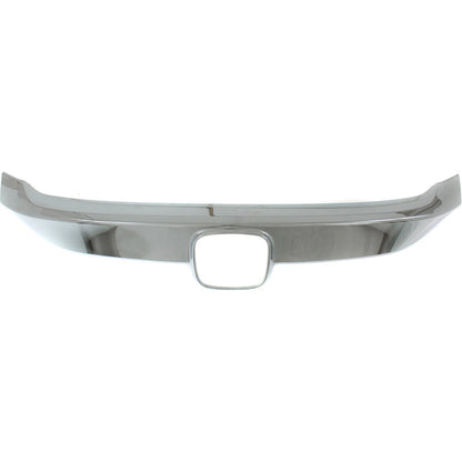 Grille Trim For 2016-2018 Honda Civic Center Chrome Coupe Sedan 71125TBAA01