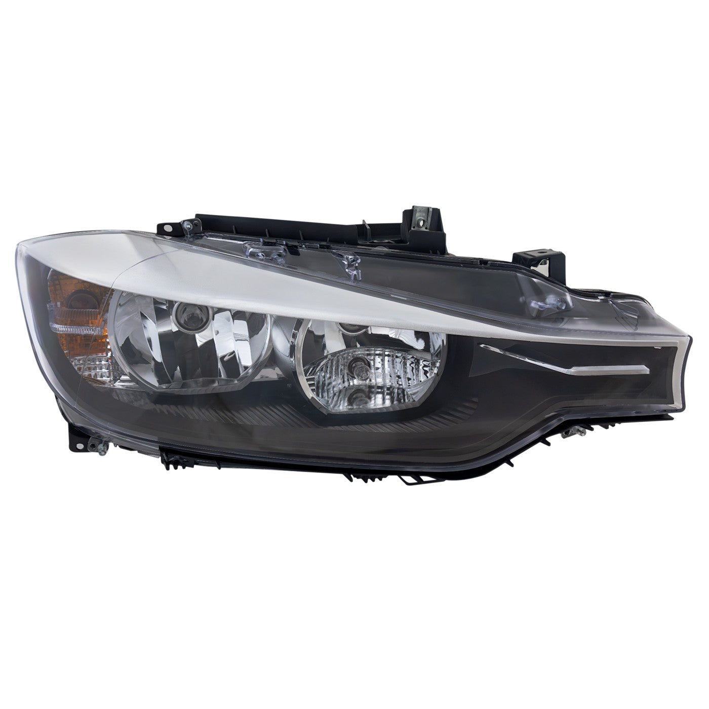 Passenger Side Headlight For BMW 328i 2012-2015 Halogen with Bulb(s)
