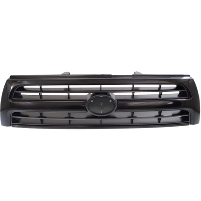 Grille For 99-2000 Toyota 4Runner Black Shell w/ Silver Insert Plastic