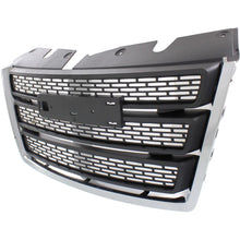 Grille Assembly For 10-15 GMC Terrain Black Shell and Insert With Chrome Molding
