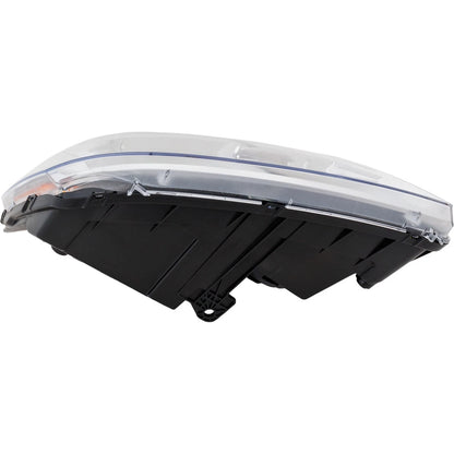 Headlight For 2009-2020 Dodge Journey Passenger Side Right Chrome With Bulb