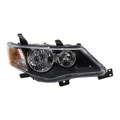 Headlight Set For 2007-2009 Mitsubishi Outlander Left and Right With Bulb 2Pc