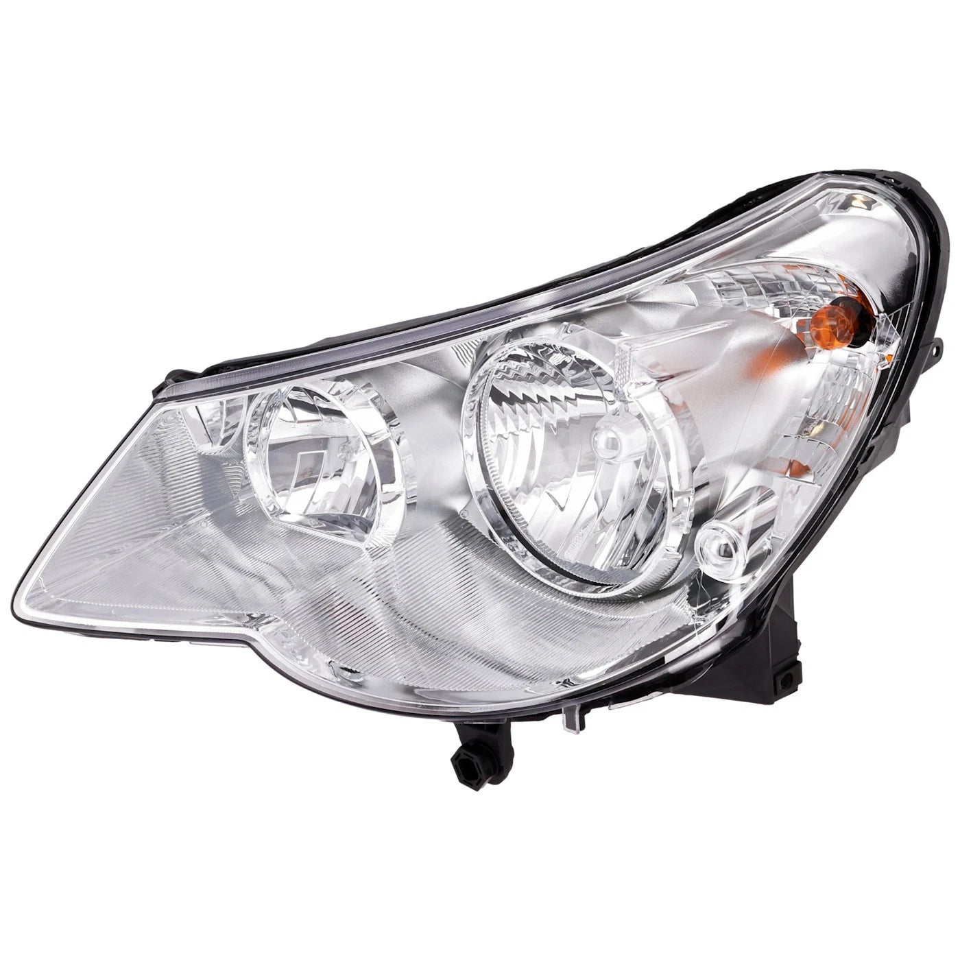Headlight Assembly Set For 2007-2010 Chrysler Sebring Left and Right With Bulb