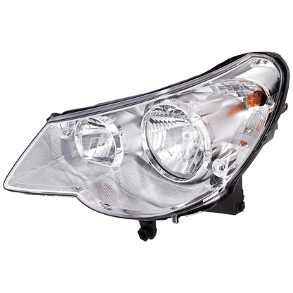 Headlight Assembly Set For 2007-2010 Chrysler Sebring Left and Right With Bulb