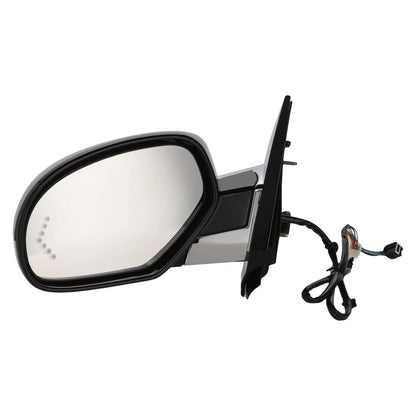 Power Mirror Set For 07-14 Cadillac Escalade Left Right Heated with Puddle Lamp