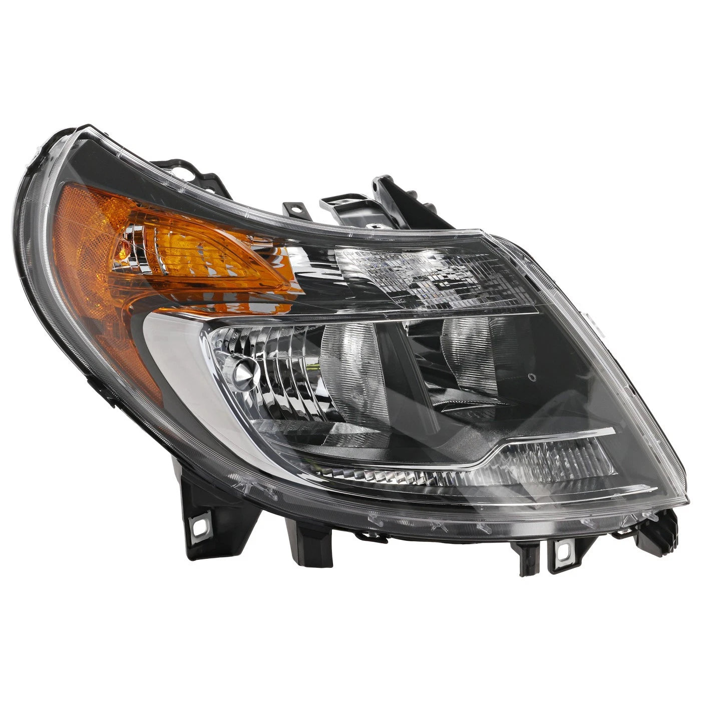 Headlight Assembly Set For 14-22 RAM ProMaster 1500 2500 3500 Halogen With DRL