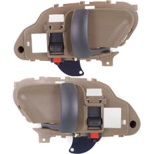 Interior Door Handle For 95-98 Chevrolet K1500 Set of 2 Front or Rear Beige