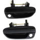 Exterior Door Handle For 2000-2006 Hyundai Accent Set of 2 Front Primed Plastic