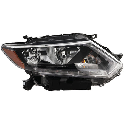 Headlight For 2014 2015 2016 Nissan Rogue S SL SV Models Right with Bulb Halogen