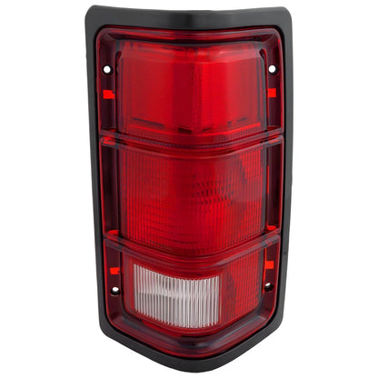 Tail Light for 88-96 Dodge Dakota Passenger Side w/ Black Trim