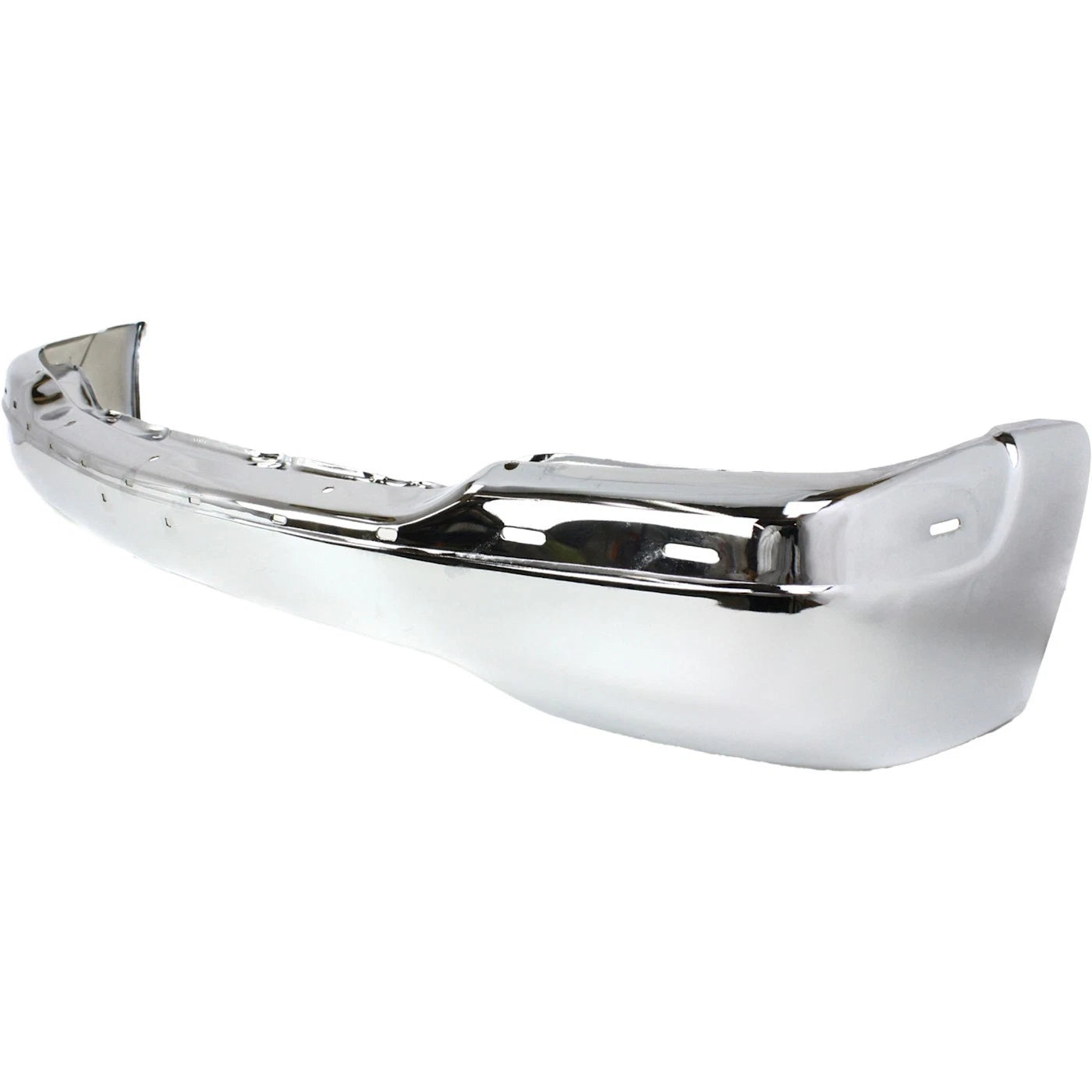 1-Piece Front Bumper For GMC Sierra 1500 1999-2002 Gas Bright Replaces# 15758072