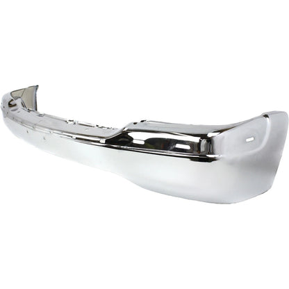 1-Piece Front Bumper For GMC Sierra 1500 1999-2002 Gas Bright Replaces# 15758072