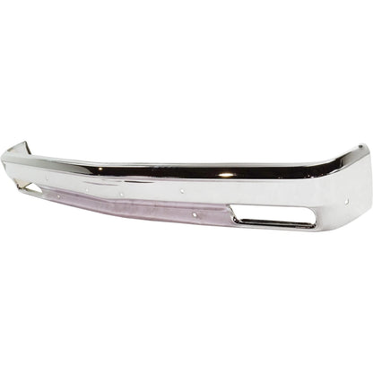 1-Piece Front Bumper For Chevrolet S10 1982-1993 Bright Replaces# 14033726