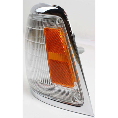 Corner Light Set For 1992-1995 Toyota Pickup 2WD With Bulb With Chrome Trim Pair