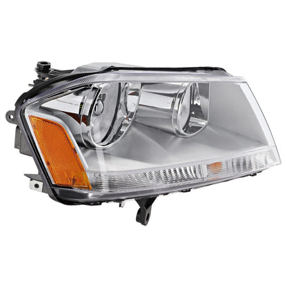 Headlight Assembly Set For 2008-2014 Dodge Avenger Sedan Left Right With Bulb