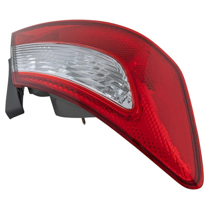 Driver Side Tail Light For Honda Civic 2009-2011 Coupe Halogen