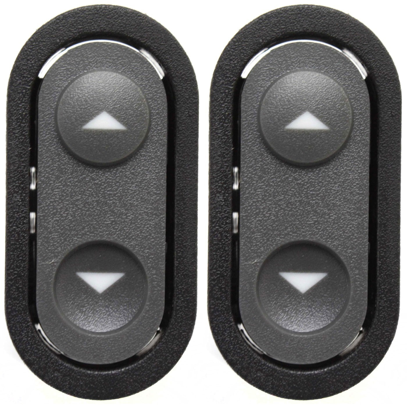 Window Switch Set For 90-94 Chevrolet C1500 K1500 GMC C1500 Front Gray 1 Button