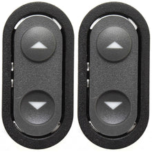 Window Switch Set For 90-94 Chevrolet C1500 K1500 GMC C1500 Front Gray 1 Button