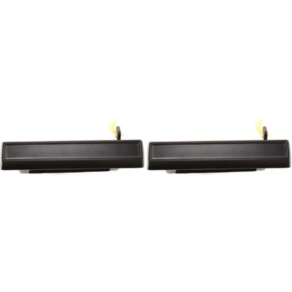 Exterior Door Handle For 82-92 Chevrolet Camaro Pontiac Firebird Set of 2 Black