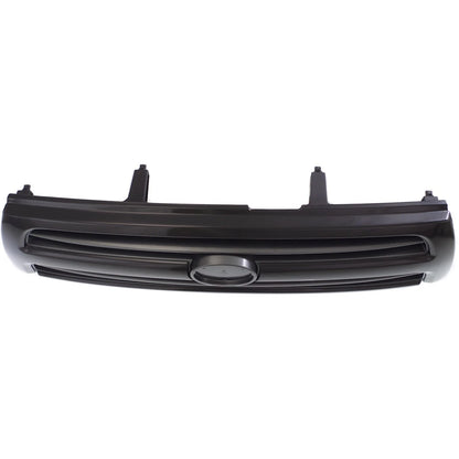 Grille For 99-2000 Toyota 4Runner Black Shell w/ Silver Insert Plastic