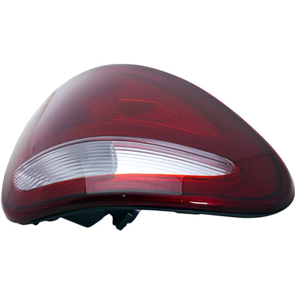 Halogen Tail Light Set For 2001-2003 Dodge Grand Caravan Clear & Red Lens 2Pcs