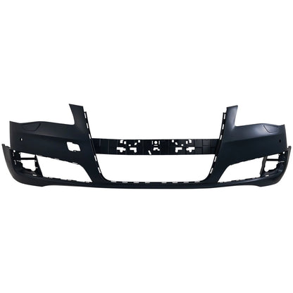 Front Bumper Cover For 2011-2014 Audi A8 Quattro with fog lamp holes Primed