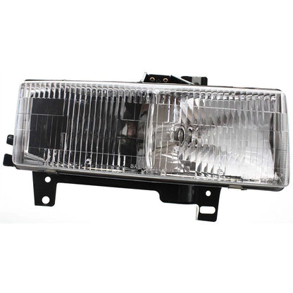 Halogen Headlight Set For 1996-2002 Chevrolet Express 3500 w/ Bulb(s) Pair