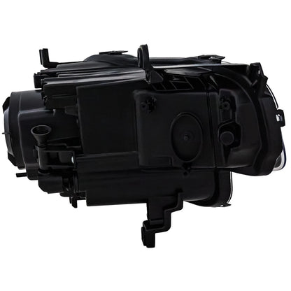 Driver Side Headlight For Jeep Cherokee 2014-2018 Halogen with Bulb(s) Black