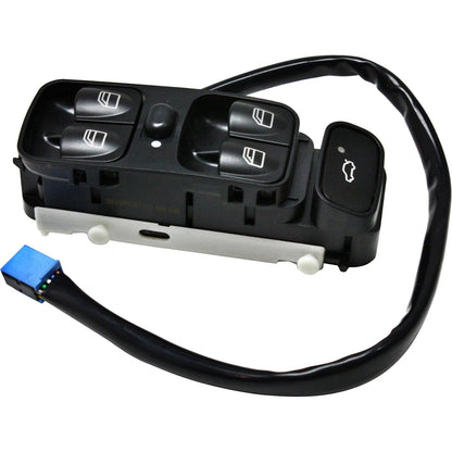 Window Switch For 2003-2007 Mercedes Benz C230 Sedan Black Front Driver Side